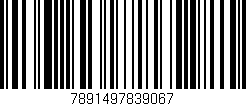 Código de barras (EAN, GTIN, SKU, ISBN): '7891497839067'