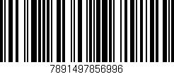 Código de barras (EAN, GTIN, SKU, ISBN): '7891497856996'