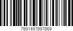 Código de barras (EAN, GTIN, SKU, ISBN): '7891497897869'