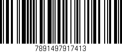 Código de barras (EAN, GTIN, SKU, ISBN): '7891497917413'