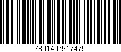 Código de barras (EAN, GTIN, SKU, ISBN): '7891497917475'