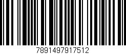 Código de barras (EAN, GTIN, SKU, ISBN): '7891497917512'