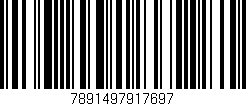 Código de barras (EAN, GTIN, SKU, ISBN): '7891497917697'
