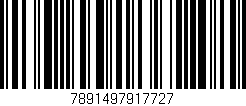 Código de barras (EAN, GTIN, SKU, ISBN): '7891497917727'