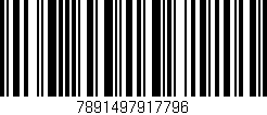 Código de barras (EAN, GTIN, SKU, ISBN): '7891497917796'
