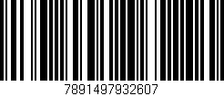 Código de barras (EAN, GTIN, SKU, ISBN): '7891497932607'