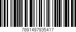 Código de barras (EAN, GTIN, SKU, ISBN): '7891497935417'
