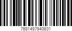 Código de barras (EAN, GTIN, SKU, ISBN): '7891497940831'