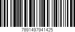 Código de barras (EAN, GTIN, SKU, ISBN): '7891497941425'