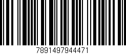 Código de barras (EAN, GTIN, SKU, ISBN): '7891497944471'
