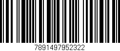 Código de barras (EAN, GTIN, SKU, ISBN): '7891497952322'