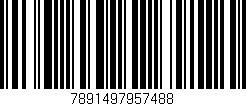 Código de barras (EAN, GTIN, SKU, ISBN): '7891497957488'