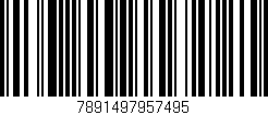 Código de barras (EAN, GTIN, SKU, ISBN): '7891497957495'