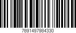 Código de barras (EAN, GTIN, SKU, ISBN): '7891497984330'