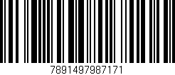 Código de barras (EAN, GTIN, SKU, ISBN): '7891497987171'