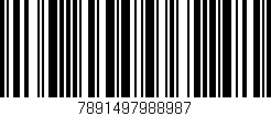 Código de barras (EAN, GTIN, SKU, ISBN): '7891497988987'