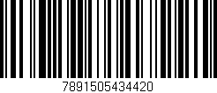 Código de barras (EAN, GTIN, SKU, ISBN): '7891505434420'