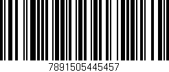 Código de barras (EAN, GTIN, SKU, ISBN): '7891505445457'