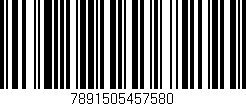 Código de barras (EAN, GTIN, SKU, ISBN): '7891505457580'