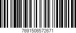 Código de barras (EAN, GTIN, SKU, ISBN): '7891506572671'