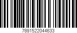 Código de barras (EAN, GTIN, SKU, ISBN): '7891522044633'