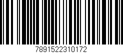 Código de barras (EAN, GTIN, SKU, ISBN): '7891522310172'