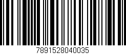 Código de barras (EAN, GTIN, SKU, ISBN): '7891528040035'