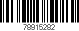 Código de barras (EAN, GTIN, SKU, ISBN): '78915282'