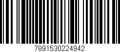 Código de barras (EAN, GTIN, SKU, ISBN): '7891530224942'