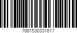 Código de barras (EAN, GTIN, SKU, ISBN): '7891530331817'