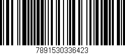Código de barras (EAN, GTIN, SKU, ISBN): '7891530336423'
