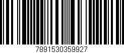 Código de barras (EAN, GTIN, SKU, ISBN): '7891530359927'
