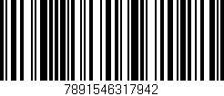 Código de barras (EAN, GTIN, SKU, ISBN): '7891546317942'