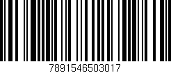 Código de barras (EAN, GTIN, SKU, ISBN): '7891546503017'