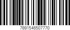 Código de barras (EAN, GTIN, SKU, ISBN): '7891546507770'