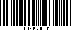 Código de barras (EAN, GTIN, SKU, ISBN): '7891589200201'