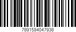 Código de barras (EAN, GTIN, SKU, ISBN): '7891594047938'