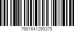 Código de barras (EAN, GTIN, SKU, ISBN): '7891641285375'