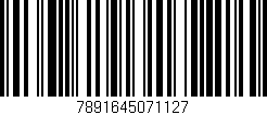 Código de barras (EAN, GTIN, SKU, ISBN): '7891645071127'