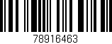 Código de barras (EAN, GTIN, SKU, ISBN): '78916463'