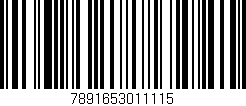 Código de barras (EAN, GTIN, SKU, ISBN): '7891653011115'