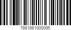 Código de barras (EAN, GTIN, SKU, ISBN): '7891661000095'