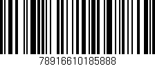 Código de barras (EAN, GTIN, SKU, ISBN): '78916610185888'