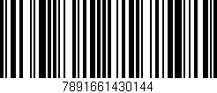 Código de barras (EAN, GTIN, SKU, ISBN): '7891661430144'