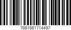 Código de barras (EAN, GTIN, SKU, ISBN): '7891661714497'