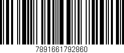 Código de barras (EAN, GTIN, SKU, ISBN): '7891661792860'