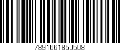 Código de barras (EAN, GTIN, SKU, ISBN): '7891661850508'