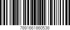 Código de barras (EAN, GTIN, SKU, ISBN): '7891661860538'