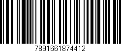 Código de barras (EAN, GTIN, SKU, ISBN): '7891661874412'