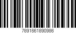 Código de barras (EAN, GTIN, SKU, ISBN): '7891661890986'